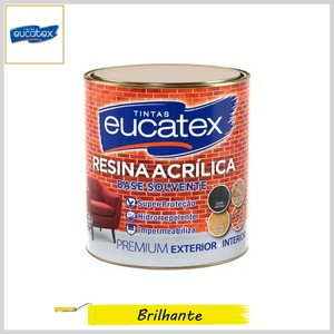 Resina Acrílica Premium Brilhante, Lata 900ml